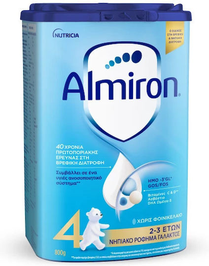 Nutricia Almiron 4 Νηπιακό Ρόφημα Γάλακτος σε Σκόνη 2-3 Ετών 800gr