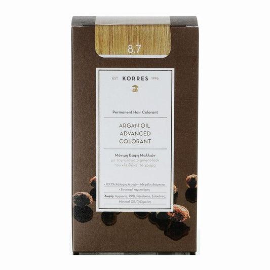 KORRES Argan Oil Advanced Colorant 8.7 Καραμέλα, 50ml