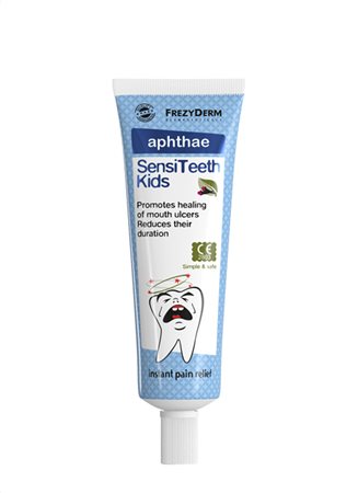 Frezyderm SensiTeeth Kids Aphthae Gel Εξειδικευμένο Gel για Άφθες & Στοματικά Έλκη, 25ml
