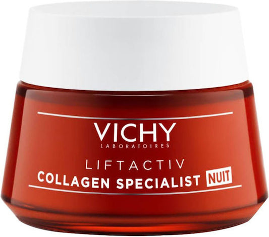 Vichy Promo Liftactiv Collagen Specialist 16 Κρέμα Ημέρας, 50ml & Δώρο Liftactiv Collagen Specialist Night Κρέμα Νύχτας, 15ml & Νεσεσέρ, 1τεμ, 1σετ