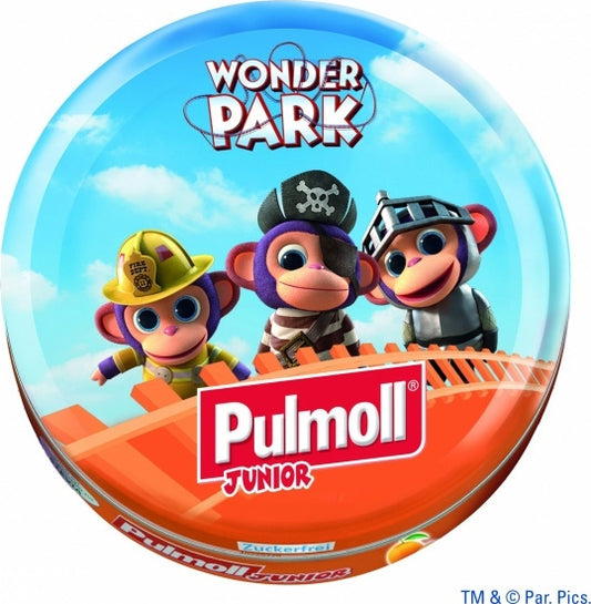 PULMOLL Junior Καραμέλες για Παιδιά με Πορτοκάλι & Βιταμίνες A,C και Ε 45gr