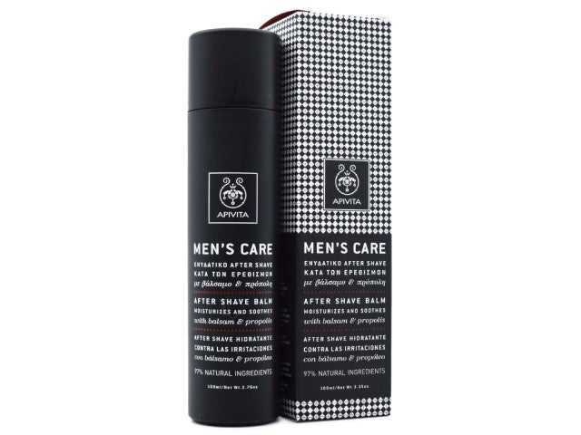 Apivita After Shave Balm Men's Care χωρίς Οινόπνευμα με Αλόη 100ml