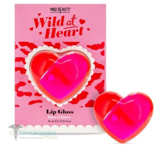 Mad Beauty Wild At Heart Lip Gloss, 10ml