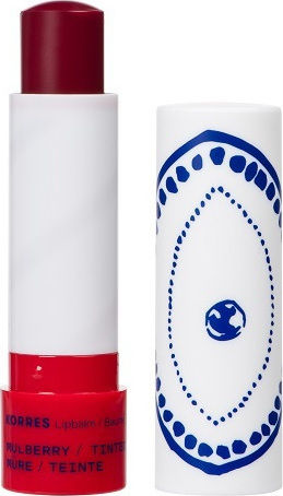 Korres LipBalm Mulberry, Ενυδατικό για τα Χείλη Κόκκινα Μούρα με Χρώμα, 4.5g