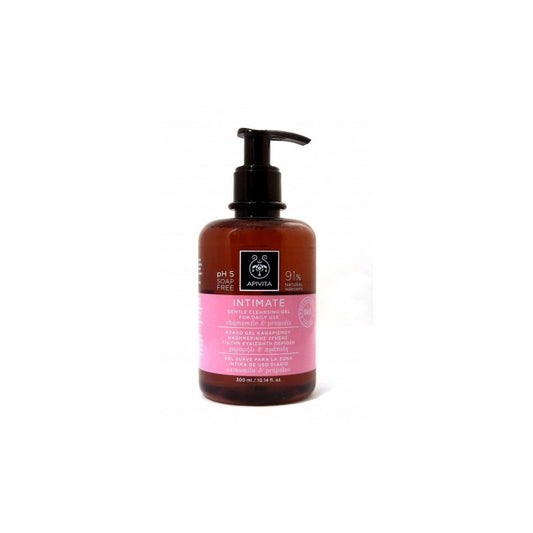 Apivita Intimate Daily Καθημερινό Απαλό Gel Καθαρισμού για την Ευαίσθητη Περιοχή, 300ml