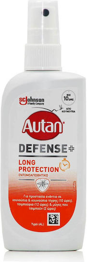 Autan Defense+ Εντομοαπωθητική Λοσιόν σε Σωληνάριο Long Protection 100ml