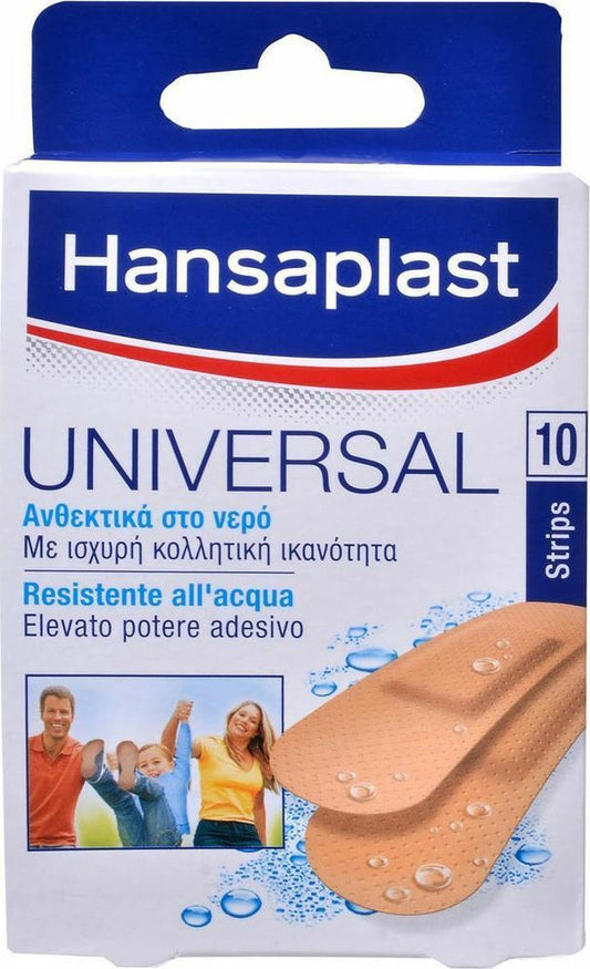 Hansaplast Universal Αδιάβροχα Αυτοκόλλητα Επιθέματα 10τμχ