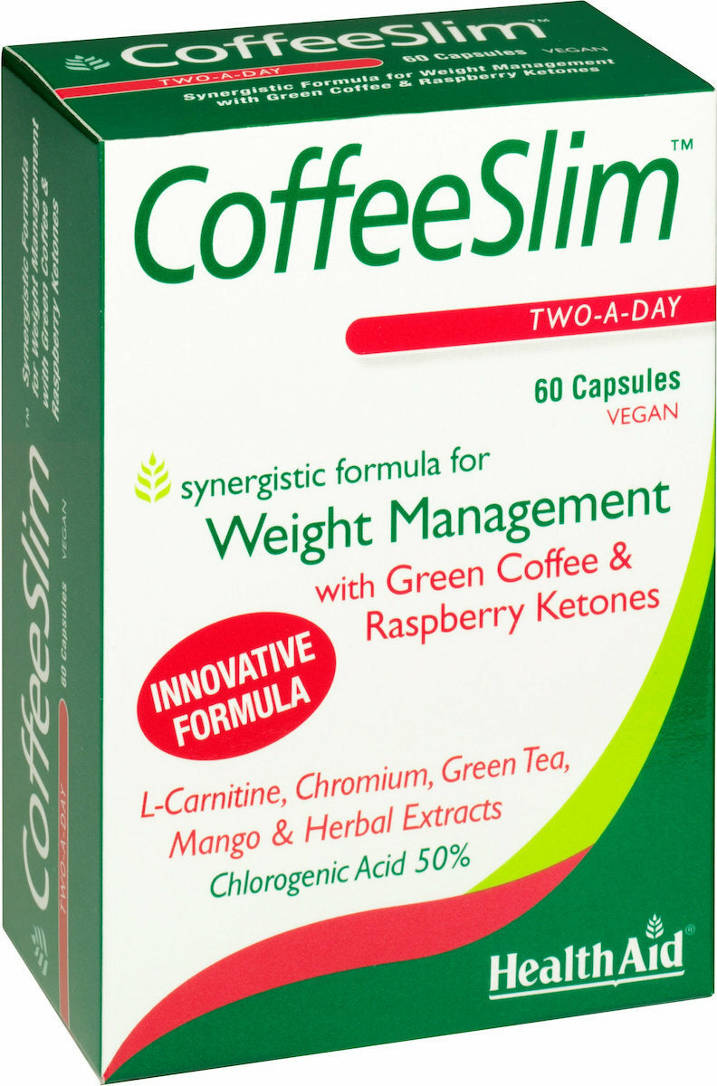 Health Aid Coffeeslim Συμπλήρωμα Διατροφής με Πράσινο Καφέ για Αδυνάτισμα, 60caps