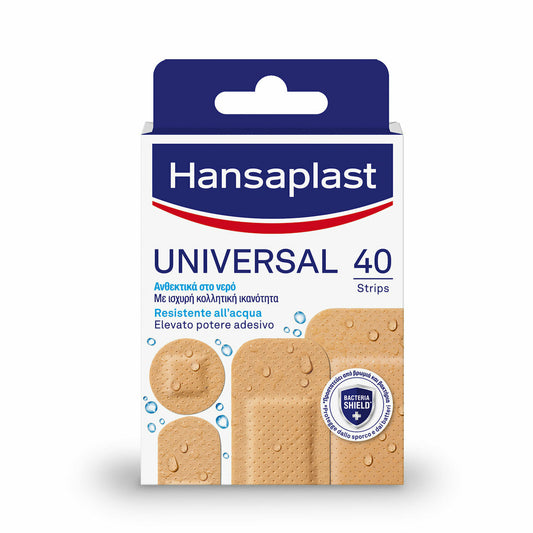 Hansaplast Universal Different Shapes Αδιάβροχα Αυτοκόλλητα Επιθέματα 40τμχ