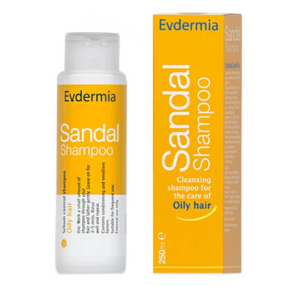 Evdermia Σαμπουάν κατά της Πιτυρίδας για Λιπαρά Μαλλιά 250ml