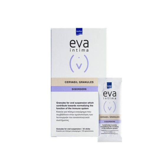 InterMed Eva Intima Cervasil Granules Disorders Συμπλήρωμα για την Ενίσχυση του Ανοσοποιητικού 30 φακελίσκοι