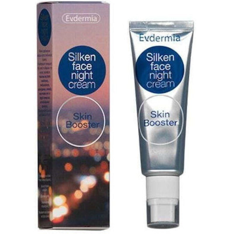 Evdermia Silken Ενυδατική Κρέμα Προσώπου Νυκτός με Ρετινόλη & Υαλουρονικό Οξύ 50ml