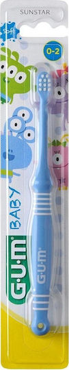 GUM Baby 213 Βρεφική Οδοντόβουρτσα για 0m+ Μπλε