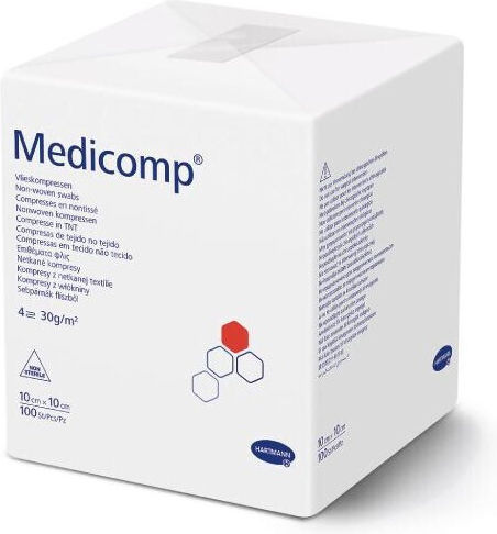 Hartmann Medicomp Μη Αποστειρωμένες Γάζες 10x10cm 100τμχ