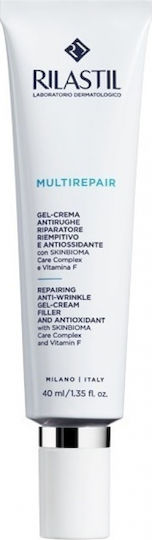 Rilastil Multirepair Κρέμα-Gel Προσώπου για Αντιγήρανση & Ανάπλαση με Υαλουρονικό Οξύ & Πρεβιοτικά 40ml