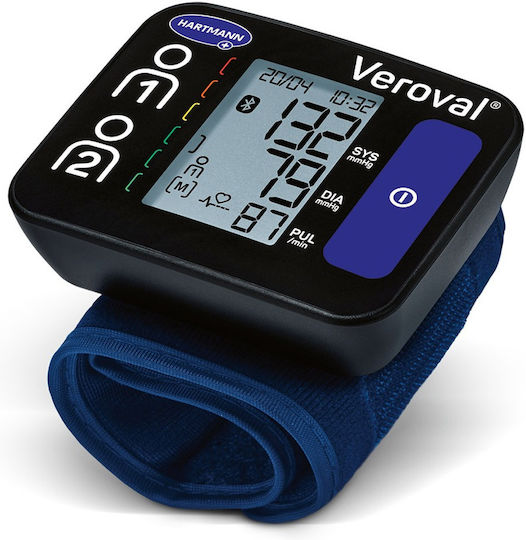 Hartmann Veroval Compact+ Ηλεκτρονικό Πιεσόμετρο Καρπού Ακριβείας με ανίχνευση Αρρυθμίας & Bluetooth 925204
