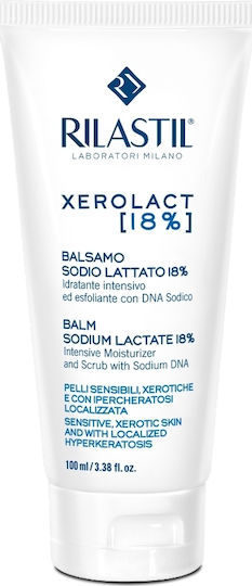Rilastil Xerolact Balm Sodium Lactate 18% Βάλσαμο σώματος για τη Ξηροδερμία & την τοπική Υπερκεράτωση, 100ml