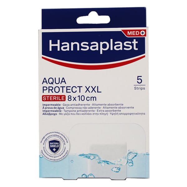 HANSAPLAST AQUA PROTECT STERILE 2XL 8X10CM 5ΤΕΜ