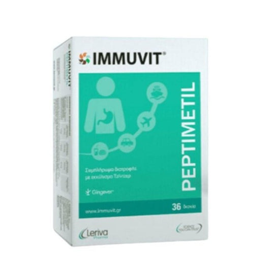 Leriva Immuvit Peptimetil 36tabs (Συμπλήρωμα Διατροφής για την Καλή Λειτουργία του Πεπτικού Συστήματ