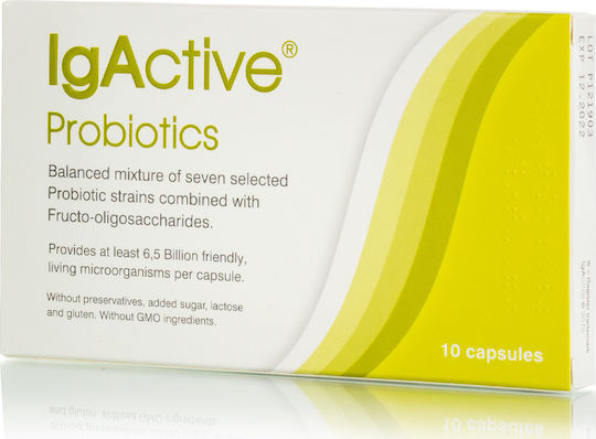 IgActive Probiotics Συμπλήρωμα με Προβιοτικά & Πρεβιοτικά 10 κάψουλες