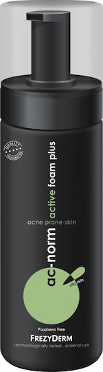 Frezyderm Ac-Norm Active Foam Plus Αφρός Καθαρισμού Προσώπου για Ακνεϊκές Επιδερμίδες 150ml