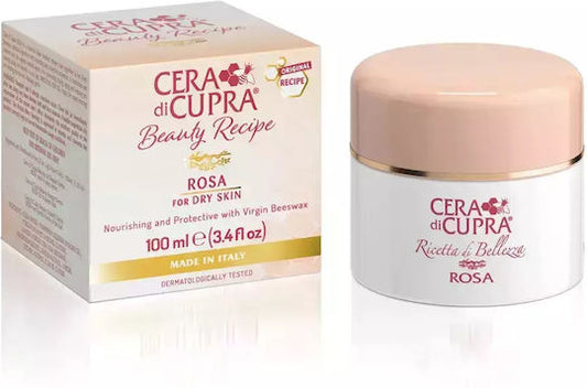 Cera di Cupra Rosa Ενυδατική Κρέμα Προσώπου για Ξηρά Δέρματα Απο Αγνό Κερί Μελισσών 100ml