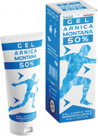 Brand Italia Arnica 50% Gel 100ml - Αναλγητική Κρέμα Τζελ Με Άρνικα - Για Παιδιά, Ενηλίκους & Σπορ
