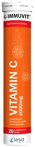 Leriva Pharma Immuvit Vitamin C 1000mg (Orange Flavor) 20tabs