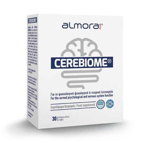 Almora Plus Cerebiome για την Φυσιολογική Ψυχολογική & Νευρική Λειτουργία 30 Κάψουλες