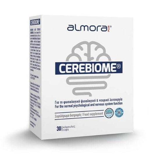 Almora Plus Cerebiome για την Φυσιολογική Ψυχολογική & Νευρική Λειτουργία 30 Κάψουλες