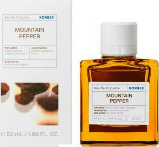 Korres Mountain Pepper Eau de Toilette ανδρικο αρωμα 50ml