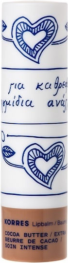 Korres Lip Butter για Σκασμένα Χείλη Cocoa Extra 4.5gr