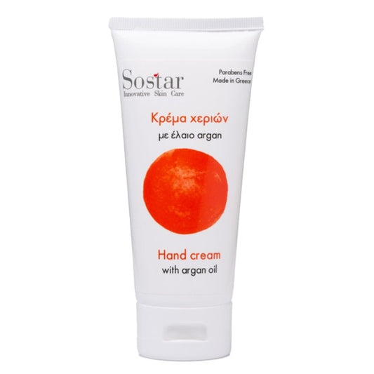 Sostar – Hand Cream with Argan Oil, Κρέμα Χεριών με Έλαιο Argan 75ml