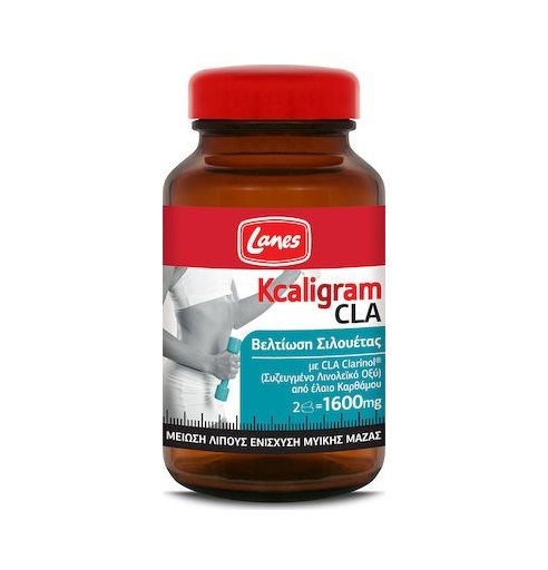 Lanes Kcaligram CLA με Θετική Επίδραση στη Διαχείριση του Σωματικού Βάρους 800mg, 60caps