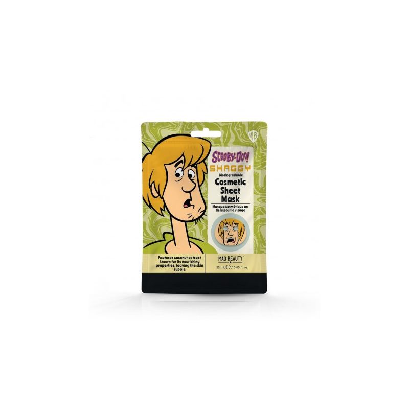 Mad Beauty Scooby Doo Cosmetic Sheet Mask Shaggy 1τμχ