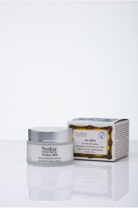 Sostar Το Γάλα Κρέμα Προσώπου για Ενυδάτωση με Aloe Vera & Γάλα Γαϊδούρας 50ml Sostar Το Γάλα Κρέμα Προσώπου για Ενυδάτωση με Aloe Vera & Γάλα Γαϊδούρας 50ml