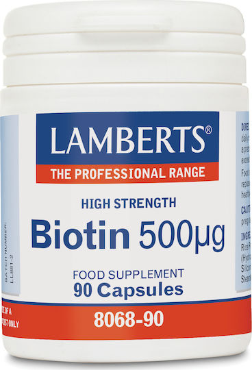 LAMBERTS BIOTIN 500MG 90CAPS
