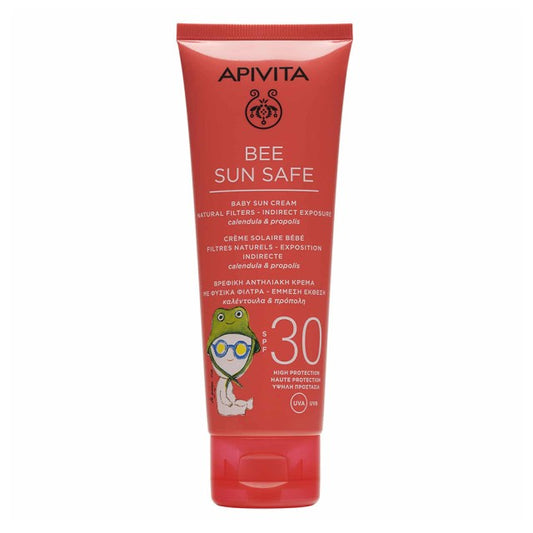 Apivita Bee Sun Safe Βρεφική Αντηλιακή Κρέμα Με Φυσικά Φίλτρα SPF30 100ml