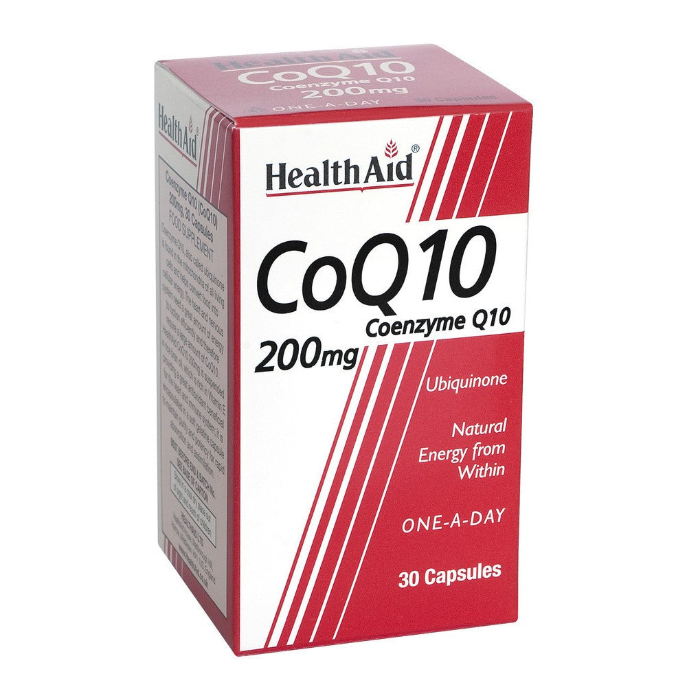 Health Aid CoQ10 200mg Συμπλήρωμα Διατροφής με Συνένζυμο Q10 για Δύ... Health Aid CoQ10 200mg Συμπλήρωμα Διατροφής με Συνένζυμο Q10 για Δύναμη & Ενέργεια με Αντιοξειδωτική Δράση, 30 Κάψουλες