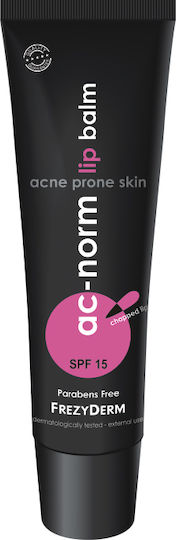 Frezyderm Ac-Norm SPF15 Lip Balm SPF15 για Σκασμένα Χείλη 15ml